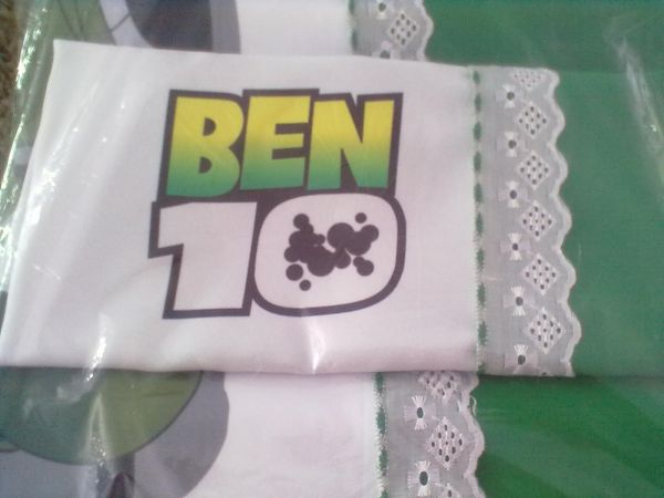 Forro de cama solteiro Ben 10