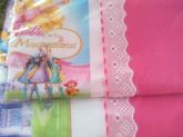 Forro de cama solteiro Barbie