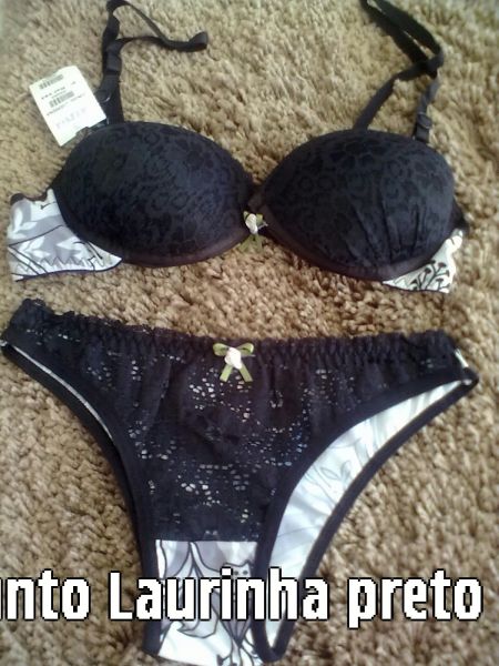 Conjunto de calcinha e sutiã Laurinha (p)