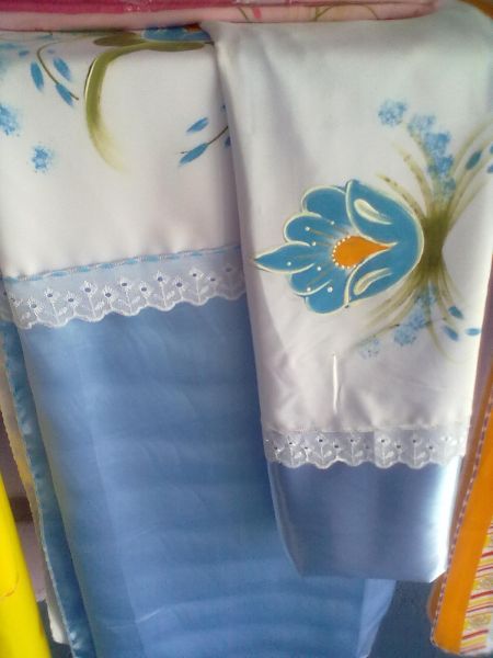Forro de cama solteiro pintado