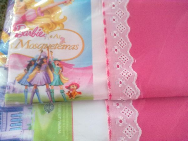 Forro de cama solteiro Barbie